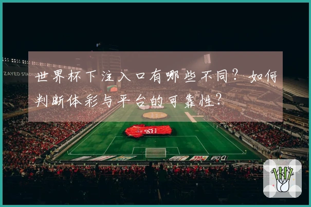 世界杯下注入口有哪些不同？如何判断体彩与平台的可靠性？